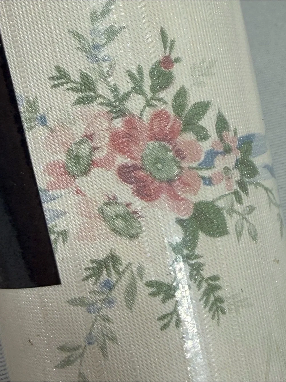 Vymura Wallpaper Border Textured Vinyl Romantic Petite Flowers Bonaparte 4 Rolls